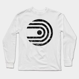 World of Motion Vintage Logo Distressed Long Sleeve T-Shirt